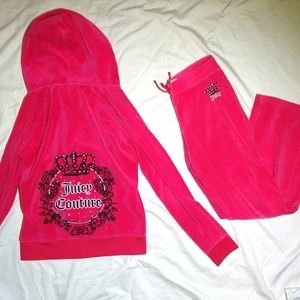 Juicy couture velour tracksuit